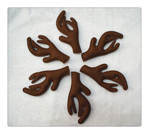 Custom He felt Christmas Reno Antlers Cars - Product Image 6
