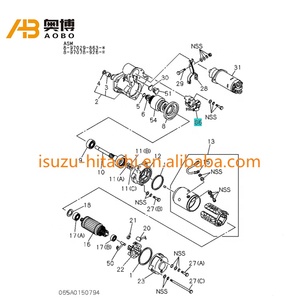 4BD1 <strong>Relay</strong> <strong>Starter</strong> EX100 Battery <strong>Relay</strong> 8-97251536-0 8972515360 0-25000-7823 - Product Image 2