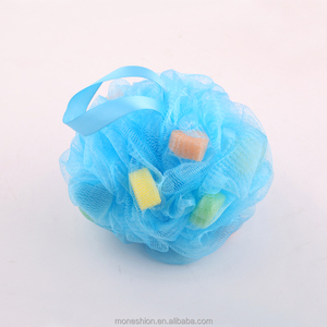 Nhà Hàng Ngày Tẩy Tế Bào Chết Loofah Lưới Pouf Bath <span class=keywords><strong>Ball</strong></span> Với Chuỗi Tắm Mềm Lớn Tắm Bọt Biển Tắm, Tắm Cơ Thể Làm Sạch Bọt Biển Hàng Ngày - Product Image 3