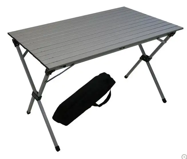 Alüminyum kamp alu taşınabilir hafif katlanır açık bahçe veranda masası