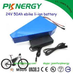 rechargeable triangle au lithium ion batterie de moto 24 V 36 V 48 V 10ah 20ah 30ah 50ah ebike li-ion batterie pack