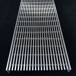 Couverture de drain linéaire en acier inoxydable pour douche de salle de bain - Product Image 2