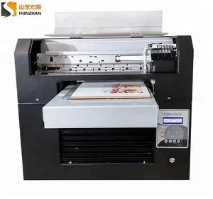 Honzhan A3 ukuran digital UV led printer untuk sabuk kulit cetak