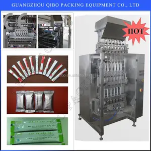 Electric small food packing machine multi-lanes packing machine