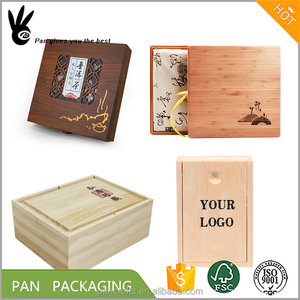 <span class=keywords><strong>Scatola</strong></span> di <span class=keywords><strong>Legno</strong></span> Personalizzata <span class=keywords><strong>per</strong></span> Conservazione Tè Pu Erh con Coperchio Scorrevole - Product Image 3