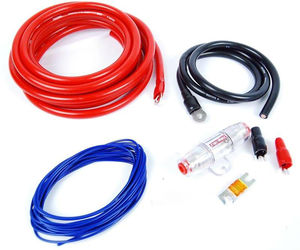 0 गेज Amp किट 5000 W कार एम्पलीफायर स्थापित शक्ति और जमीन तार + अधिक - Product Image 2