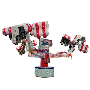 Alibrother Energy Storm Rides, nouvel équipement de parc d'attractions extérieur en fibre de verre, capacité pour 2 personnes, hauteur de 4,5 m, puissance 380 V/40 kW - Product Image 1