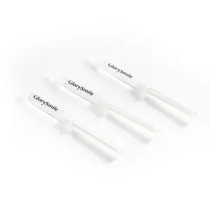 Gloria Sorriso Luminoso Sbiancamento Dei Denti Gel 3ml 5ml 10ml Gel Sbiancante Siringhe Logo Personalizzato Sbiancamento Gel OEM