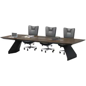 High End Fashionable Design Office Building Boardroom Furniture 14 Person Meeting Table