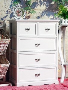 Armoire de rangement et <span class=keywords><strong>commode</strong></span> de salon en bois blanc décorative moderne de haute qualité, faite à la main - Product Image 2