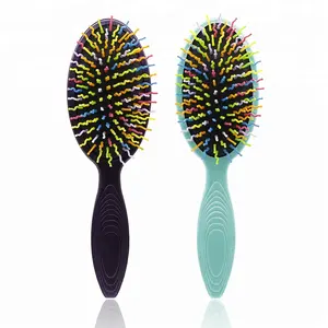 Colorful Bling Bling Hair Brushes Women Massage Comb Volume Styling Magic Rainbow Hair Brush