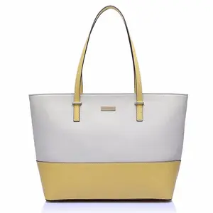 CC2025A 2022 European style fashion brand luxury simple ladies work bags custom high end designer cowhide tote hand bag