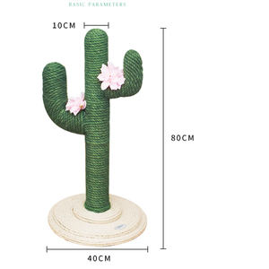 Nuovo Arrivo: Albero di Cactus in Corda PVC di Alta Qualità con Fiori Stabili - Product Image 4
