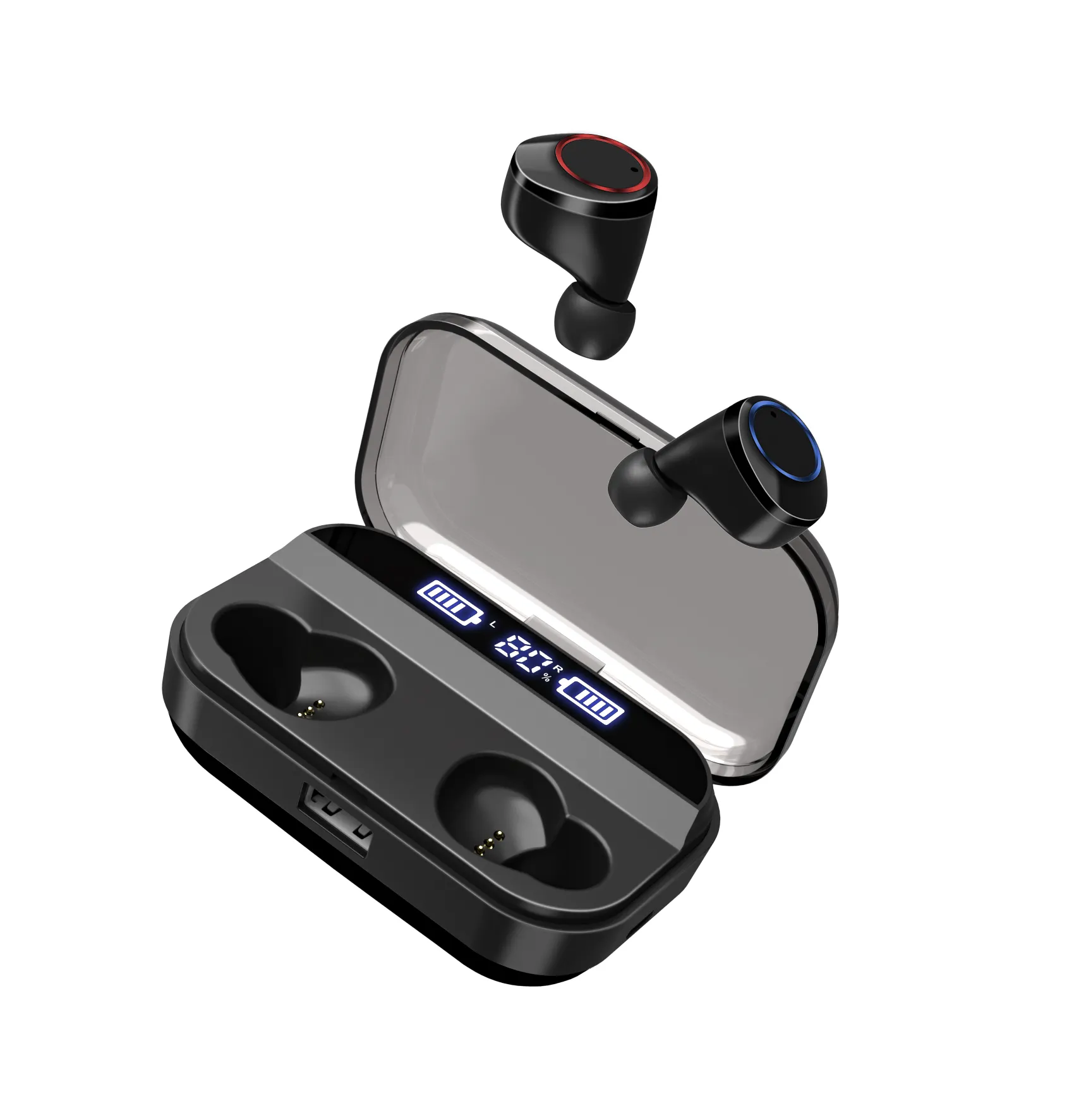 SSA New Tws Earbuds Bluetooth 5.0 Ipx7 Waterproof X11 bluetooth earphone With Battery Led Display