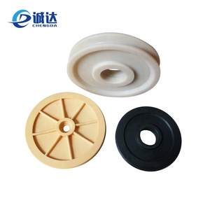 Grande puleggia di plastica ruota timing puleggia/rullo di nylon