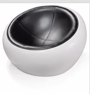 Silla de media cúpula para sala de estar, de ocio, de fibra de vidrio, de cuero spitfire aviator lounge scoop