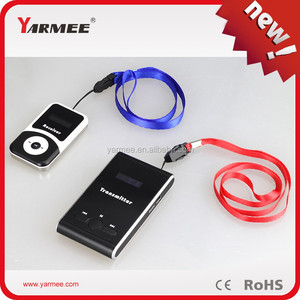 Portable de YT100 sans fil audio tour guide systèmes avec 99 canaux - Product Image 3