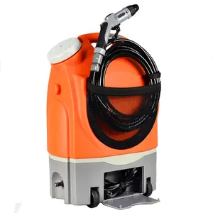 DIY araba yıkama ekipmanları taşınabilir pil Powered 12V basınç araba yıkama