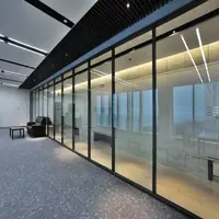 Diverse Interieur Aluminium Frame Partitie Muur Met Glas