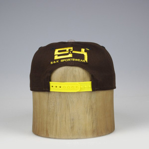 100% acrílico <span class=keywords><strong>pico</strong></span> amarillo bordado águila hombres brown moda sombrero <span class=keywords><strong>del</strong></span> snapback al por mayor - Product Image 3