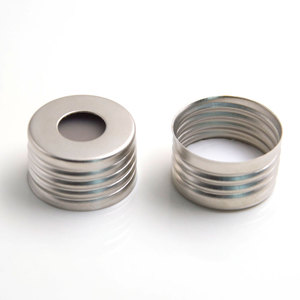 Aijiren laboratuvar sarf malzemesi tedarikçisi 18mm <span class=keywords><strong>GC</strong></span> headspace flakon mavi PTFE beyaz silikon kauçuk <span class=keywords><strong>septa</strong></span> fiyat - Product Image 5