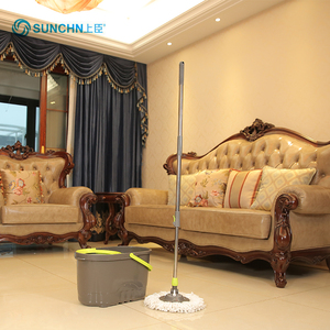 SUNCHN SCM-04A 2017 nouveau plancher facile vie 360 spin vadrouille rotatif vert microfibre tapis magique mop vu à la TÉLÉ - Product Image 3
