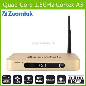 Carcasa de aluminio 1 G / 8 G H.265 android 4.4 google hd sexo con webcam tv box - Product Image 1