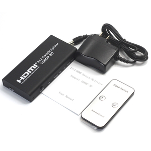 Commutateur <span class=keywords><strong>HDMI</strong></span> Splitter <span class=keywords><strong>2X2</strong></span> Ports Matrice avec Plein Ultra HD 1080 P 3D 2 entrée 2 Sortie <span class=keywords><strong>HDMI</strong></span> - Product Image 1