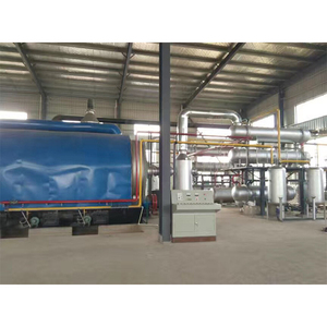 waste tire and plastic pyrolysis plant rubber processing machine waste tire cutting