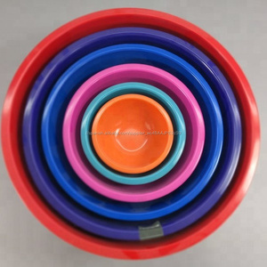 Eco amigable irrompible <span class=keywords><strong>grandes</strong></span> color 6 unidades de melamina de ensalada de fideos ramen tazón con tapa - Product Image 1