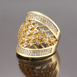 Хорошее качество турецкие ювелирные изделия из чистого золота дизайн кольца для девочек и женщин - Product Image 3