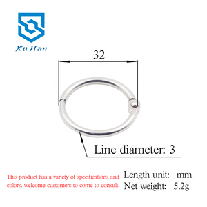 Book Ring Binding High Quality Metal Book Loose Leaf Ring Metal Book Binding Ring