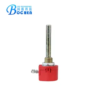 Rheostat Resistor Variabel Poros Panjang, Putaran WX118 B103 Potensiometer