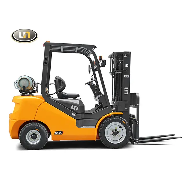 Cabin Forklift 2.5 Ton LP Gas Forklift Truck