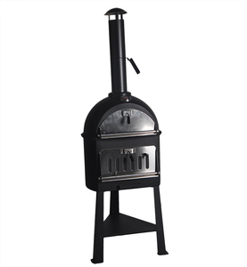 Mini chauffe-pierre naturelle en bois, sol noir, équipement pour four à Pizza - Product Image 1