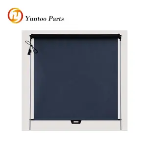 Non-return type side window and front curtain for Chinese bus