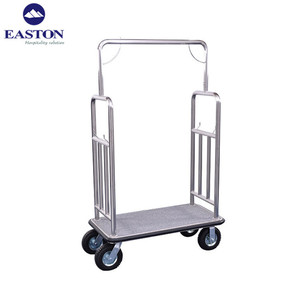 होटल सामान गाड़ी कस्टम, स्टेनलेस स्टील होटल सामान ट्रॉली - Product Image 1