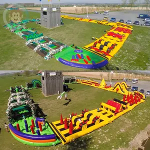 Giant Adult 5k Commercial Boot Camp Cheap Beast Insane Sport Game China Wholesale Suppliers Factory Inflatable Obstacle Course