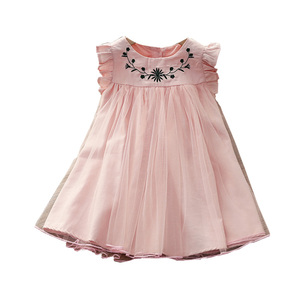 Cina Mercato All'ingrosso Ultima Ragazza di Disegno Del Vestito Little Cute Fiore Abiti Casual Per I Bambini Dal Fornitore Della Cina - Product Image 1