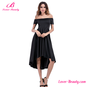 2017 vendita Calda vestito da sera <span class=keywords><strong>rosso</strong></span> <span class=keywords><strong>e</strong></span> <span class=keywords><strong>nero</strong></span> allentato irregolare - Product Image 5