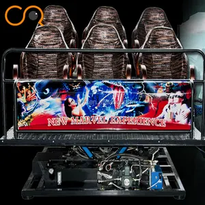 Immersive 4D theater 5d 6d cinema simulator system with 5D movies