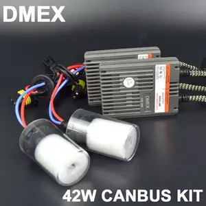 DMEX 12V 42W מהיר בהיר מהיר להתחיל Canbus HID קסנון ערכת H1 H3 H4 H7 H8 H9 H11b 9005 9006 קסנון HID המרה ערכת רכב פנס