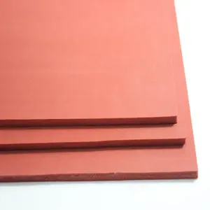 Silicon Rubber Sheet High Temperature Resistant Silicone Rubber Foam Sheet Closed Cell Silicone Sponge Board For Thermal Transfer Printing Equipment