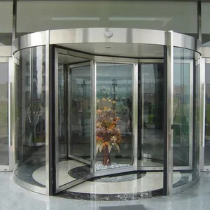 3 wings automatic revolving door