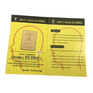 สติกเกอร์ป้องกันรังสี Gloden 24K สำหรับโทรศัพท์มือถือป้องกันรังสี <span class=keywords><strong>EMF</strong></span> กับ - Product Image 4