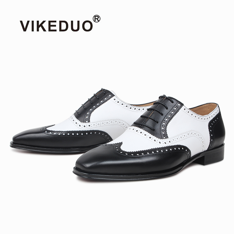 Zapato Oxford Bicolor Blanco y Negro para hombre Holmes |  www.beatnikshoes.com