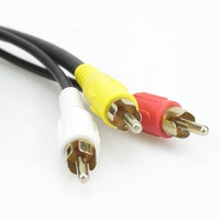 5-Pin-DIN auf 3 RCA TV-Kabel S-VIDEO Mini-DIN AV-Kabel Audio-Video-Kabel