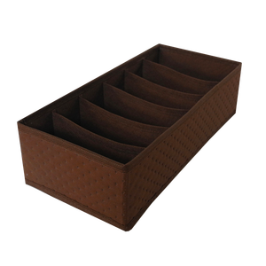 Oem tejida ropa interior decorativa de cartón plegable dest bandeja de cajón organizador del armario con cajones - Product Image 3