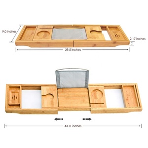 Bath Tray Bamboo Bath Tray Natural Bamboo Bathtub Caddy Bath Tub Or Serving Tray