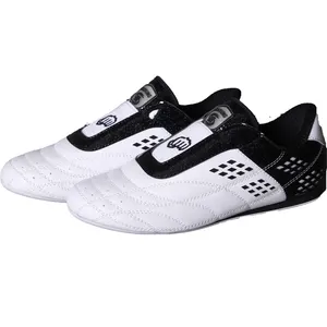 Sample free shipping Factory price wholesale White taekwondo Durable Shoe TKD/WKF taekdondo shoes